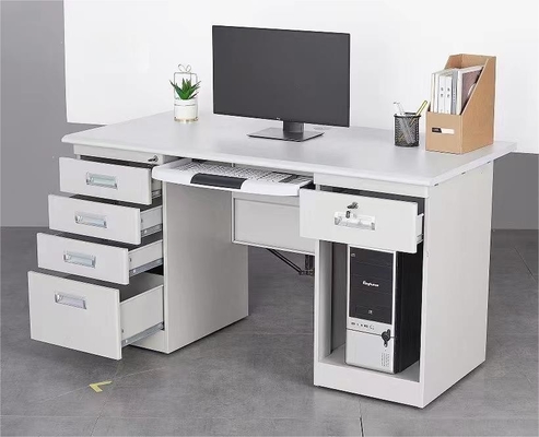 Деревянная интегрированная офисная мебель таблицы W1200mm стола компьютера металла