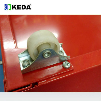 Красный ящик для хранения карточк офиса емкости загрузки 35Kgs 1mm