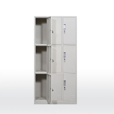 Шкафчик для хранения W900*D450*H1850mm 53Kg стальной полностью ral цвет доступный