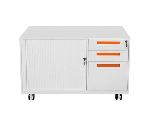 Светлый - серая офисная мебель ящика для хранения карточк H600mm W900mm Tambour