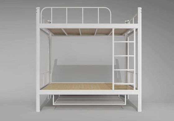 Двухъярусная кровать двойника металла 0.18CBM мебели школы стальная для взрослых