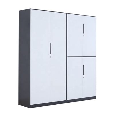 дизайн кухонного шкафа шкафа храня хранения металла 0.4-1.2mm стальной со стеклом