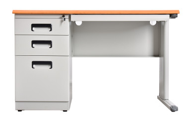 Компьютера столешницы MDF 25mm металла стали офисной мебели школьного офиса стол деревянного крепкий со шкафом ящика