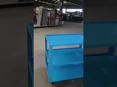 Шкаф металла 3 слоев стальной со свертывая полками хранения колес регулируемыми